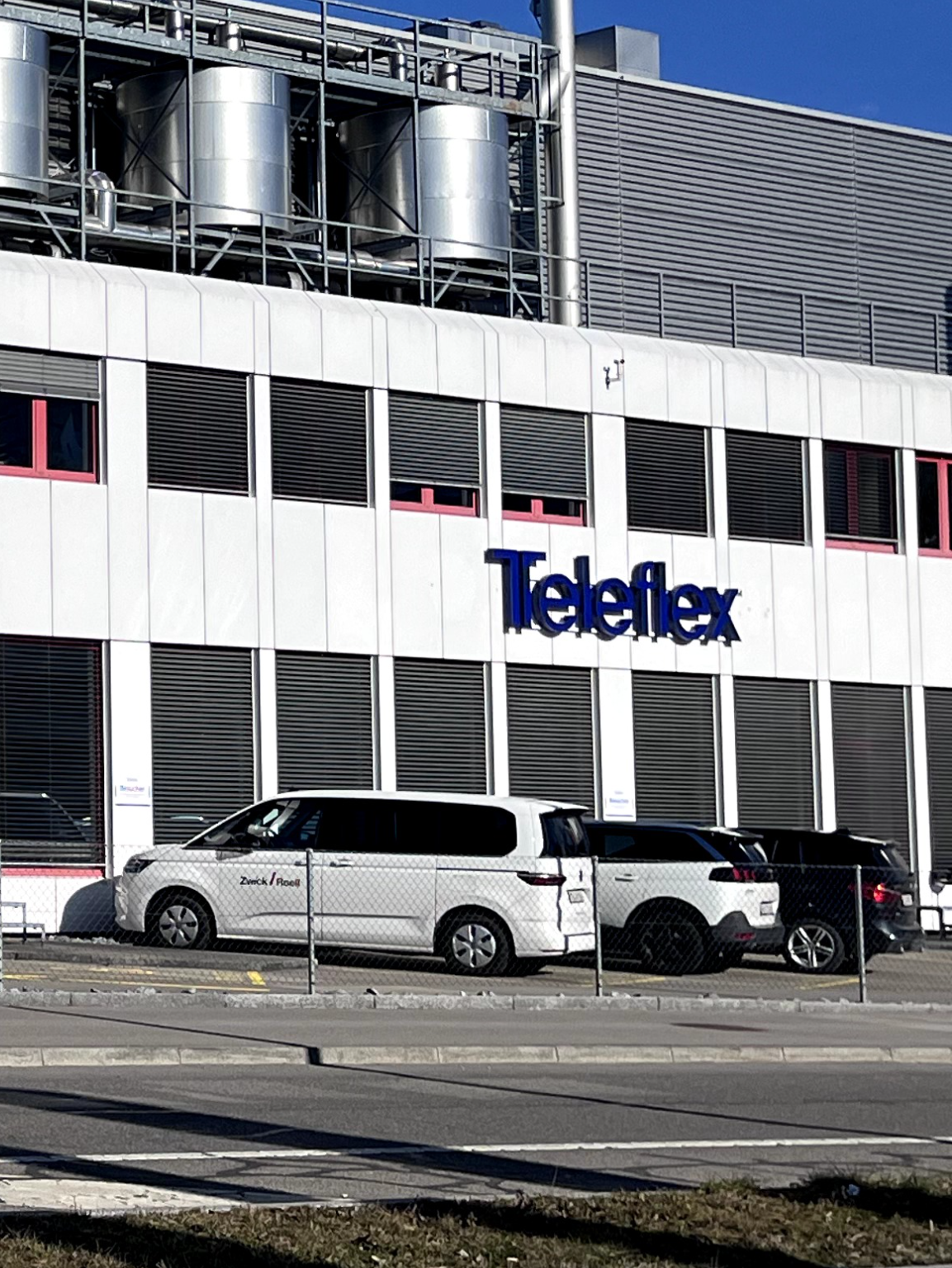 Aussenaufnahme eines Gebäudes der Teleflex-Biotronik AG